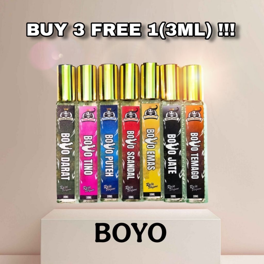 RAJA PERFUME SET BOYO!! PROMOSI BUY 3 FREE 1 !!! | Shopee Malaysia