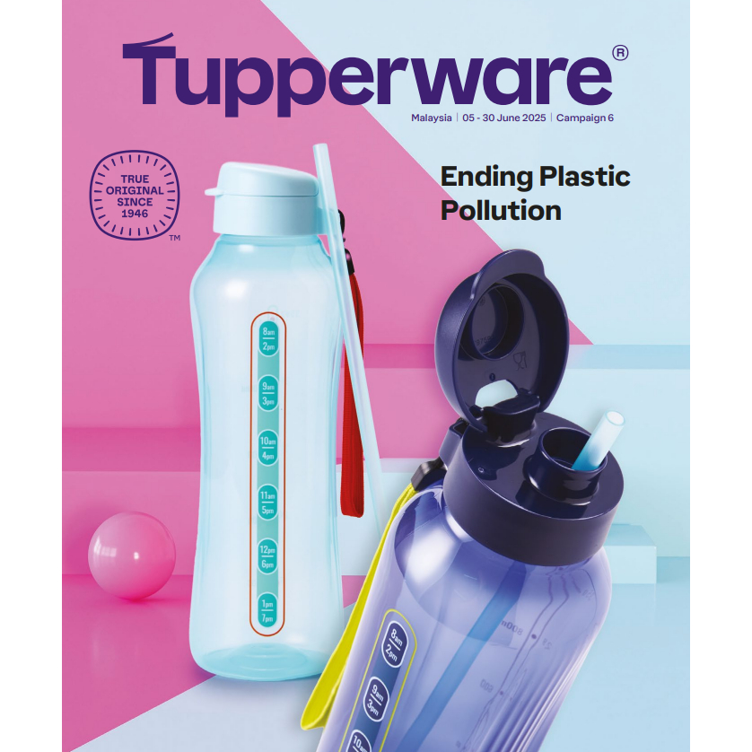 Tupperware AquaVibe 2L / 1.2L ( Free Straw ) | Shopee Malaysia