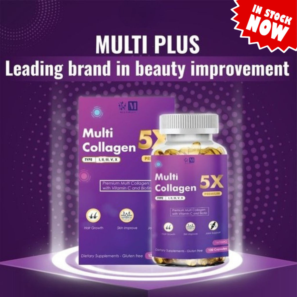 MULTIPLUS Multi Collagen 5X 120 Capsules | Shopee Malaysia