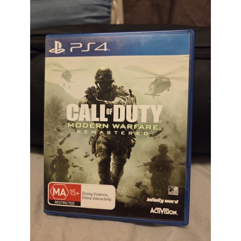 call of duty modern warfare remastered ps4 used game region r4 | Shopee ...