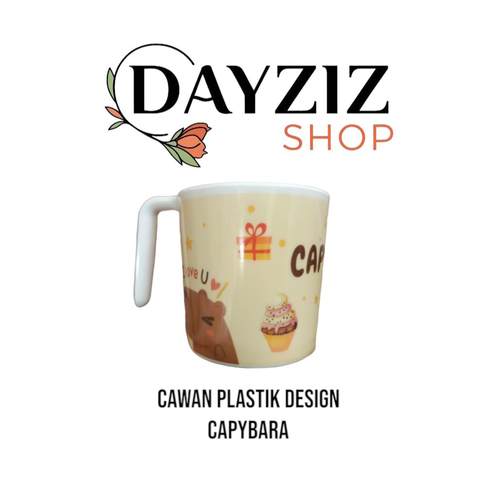 1PCS CAWAN MELAMINE DESIGN CAPYBARA BENTUK BARU | LIMITED EDITION ...