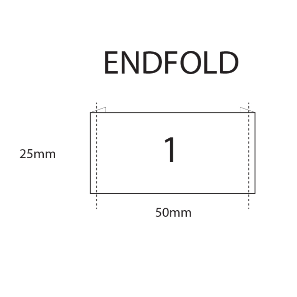 LABEL PRINTING COLOUR BASE / 25X50MM / ENDFOLD | Shopee Malaysia