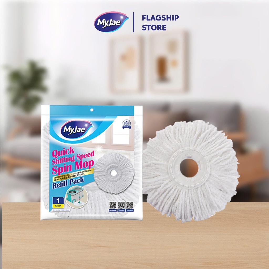 MyJae Quick Shifting Speed Spin Mop Cloth Refill Pack (1 Pcs/Pack ...