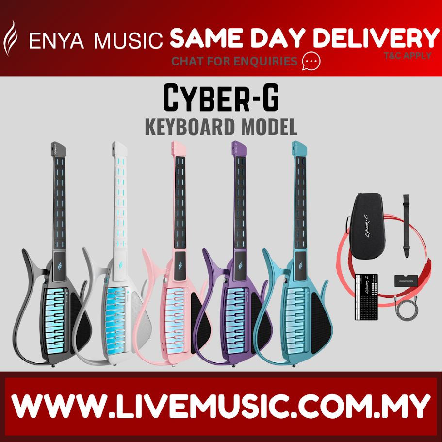 Enya Cyber-G Keyboard Model New Era Backing Stringless Guitar ( Cyber G ...