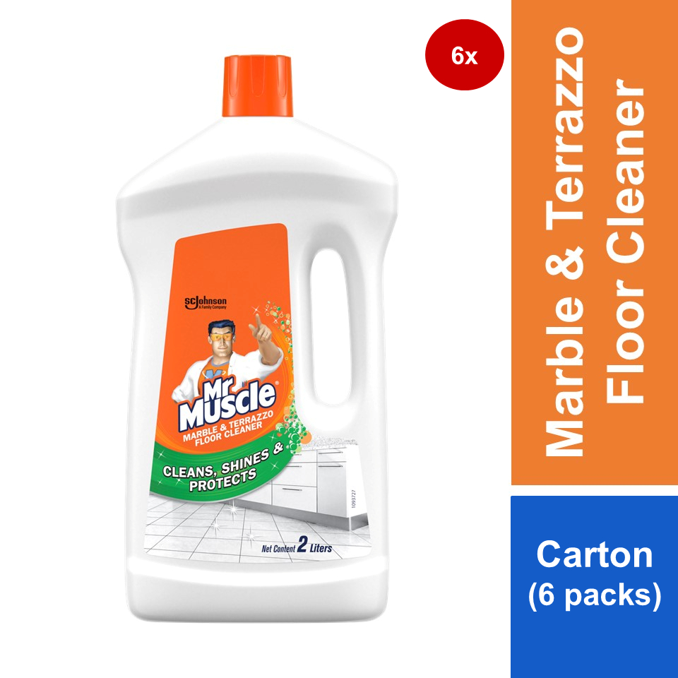 [Carton Deal] Mr Muscle Marble & Terrazzo Floor Cleaner 2L x6s | Shopee ...