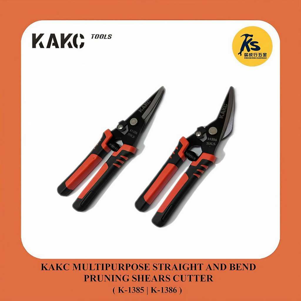 KAKC Multipurpose Straight and Bend Pruning Shears Cutter ( K-1385 | K ...