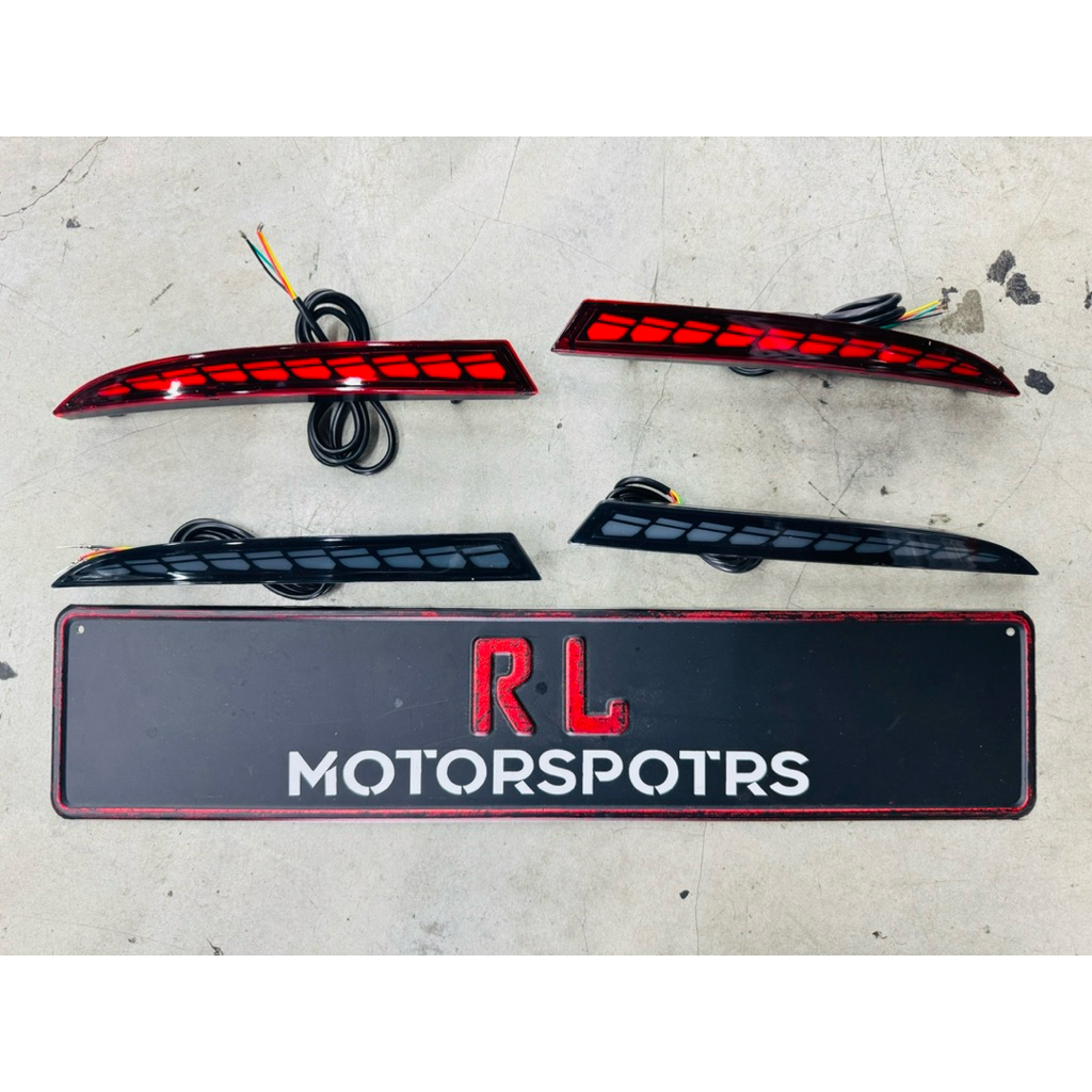 Honda hrv 2022 2023 2024 2025 rear led bumper reflector led fog lamp ...