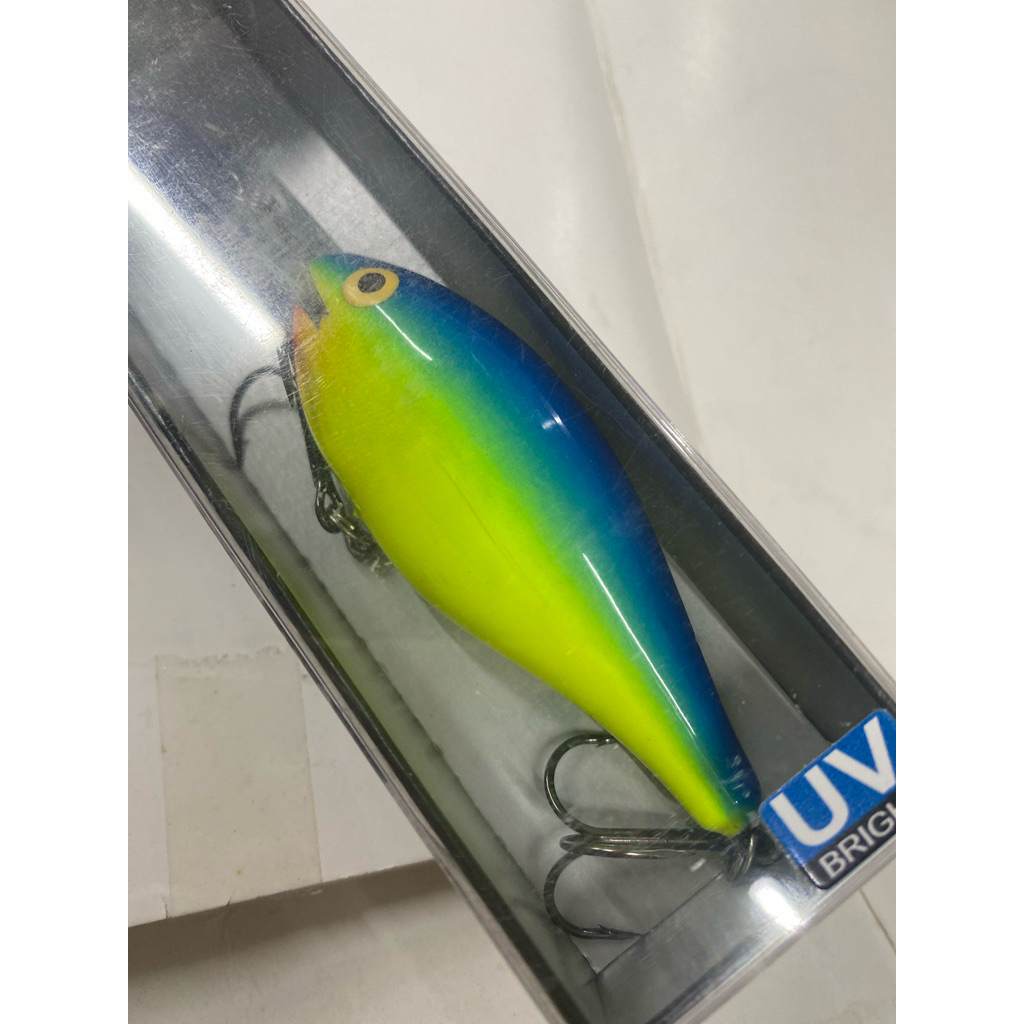 Leurre De Pêche Rapala Risto Rap Vintage – Hot Mustard, Idéal Pour Brochet Et Musky