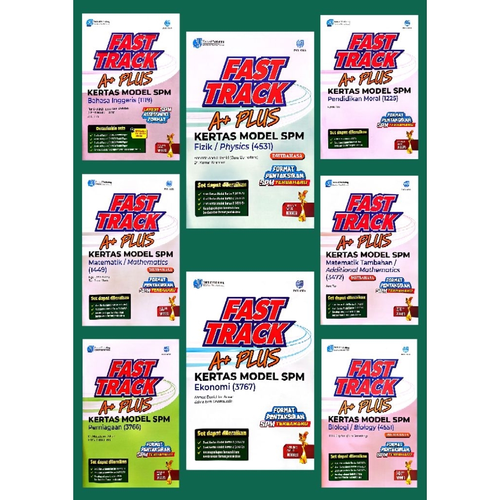 BUKU LATIHAN SPM - FAST TRACK A+ PLUS KERTAS MODEL SPM (PAN ASIA) 2025 ...