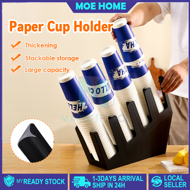 Cup holder rack Disposable Paper Cup Holder Rak pinggan Multifunctional ...
