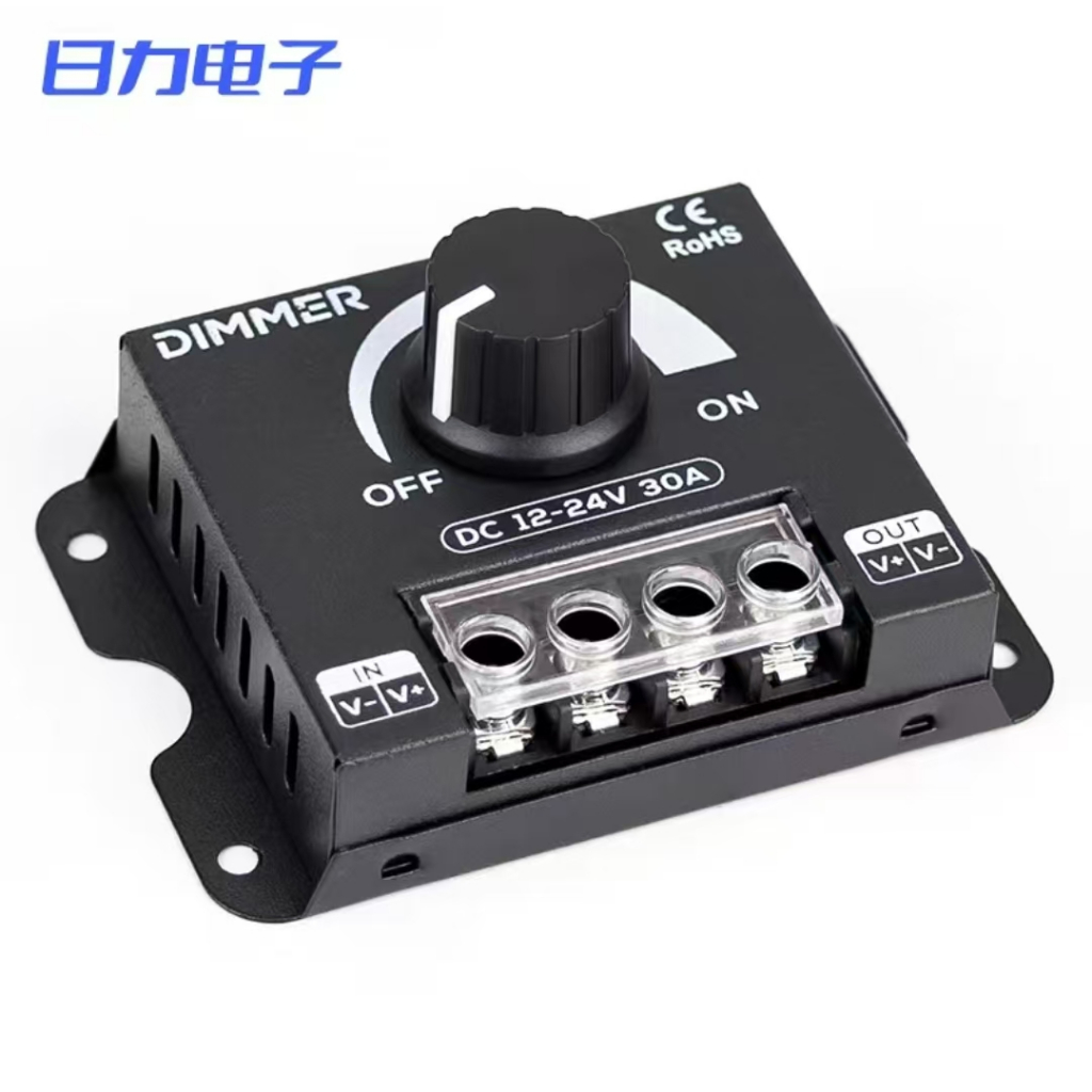 Pengawal Dimmer LED LED Dimmer Controller DC-12V to DC24V 30A LED ...