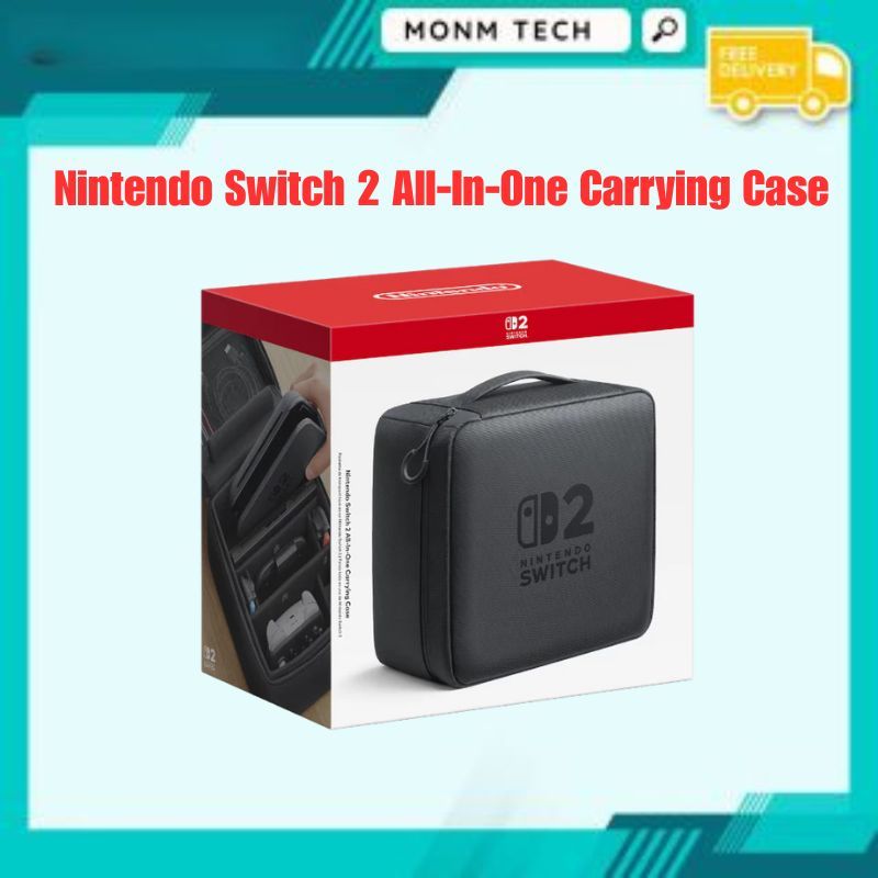Nintendo Switch 2 All-In-One Carrying Case Black Color Original New in ...