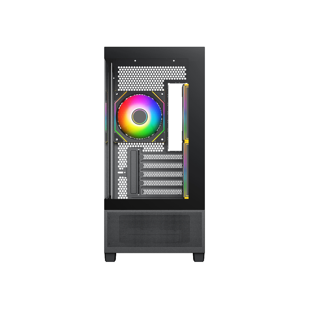 INVASION AD-3000 M-ATX Gaming Casing -(INFINITY Flashlux Fans) | Shopee ...