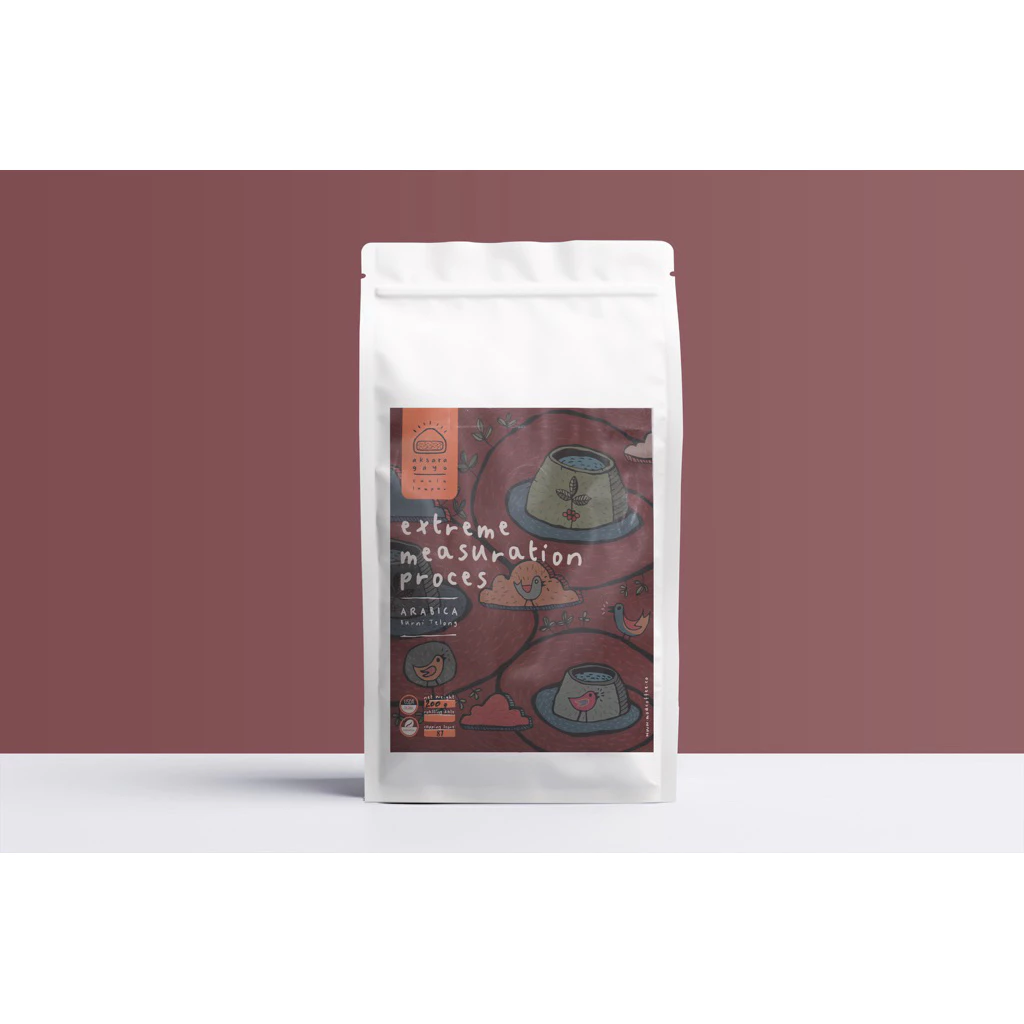 Aksara Gayo Extreme Measuration Process Single Origin Coffee 200 g – specialty coffee beans Malaysia