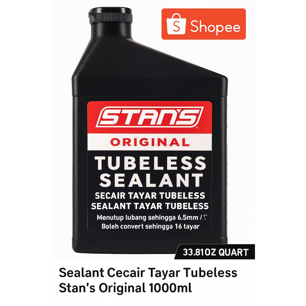 Sealant Cecair Tayar Tubeless Stan’s Original 1000ml | Stan’s No Tube ...