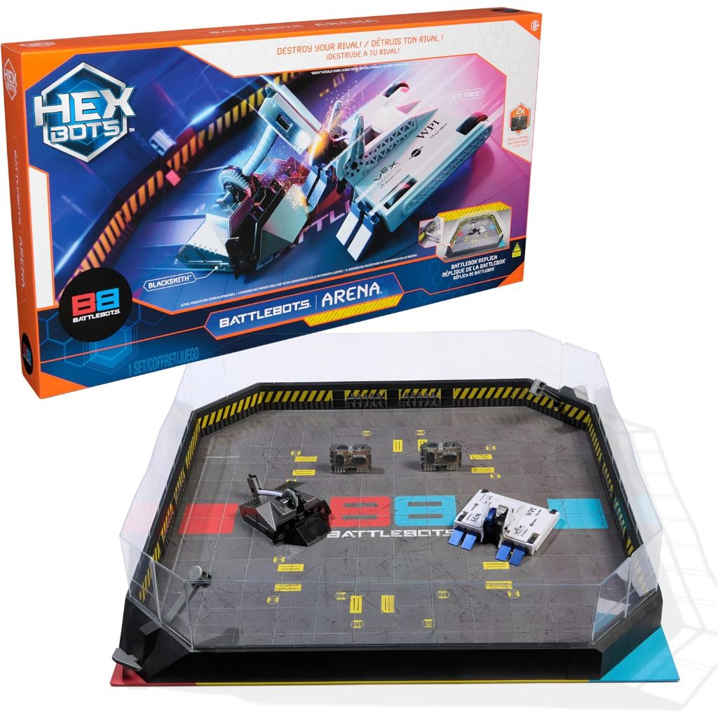 [PRE-ORDER] HEXBUG BattleBots Arena Set – Bite Force & Blacksmith RC ...