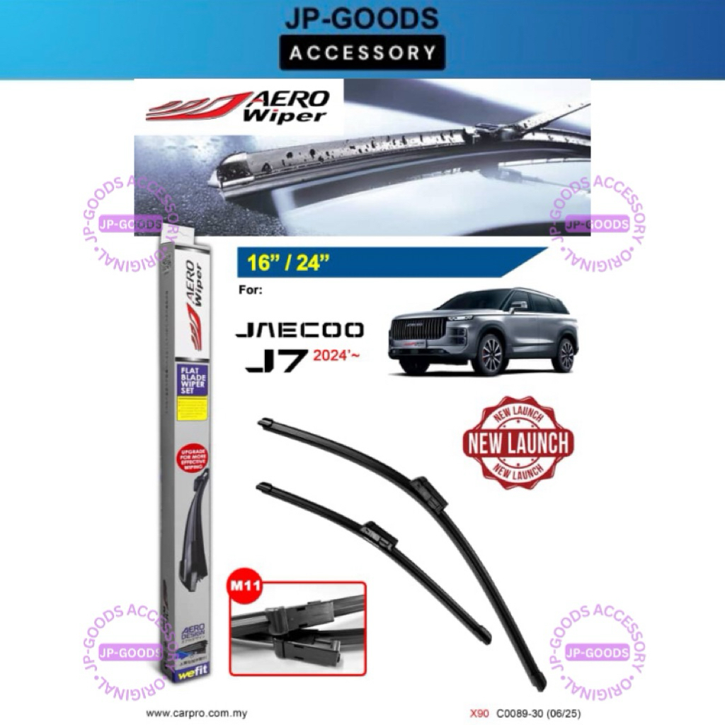 JAECOO J7 (Petrol & PHEV) Car Front Wiper 2pcs AERO WIPER Windscreen ...