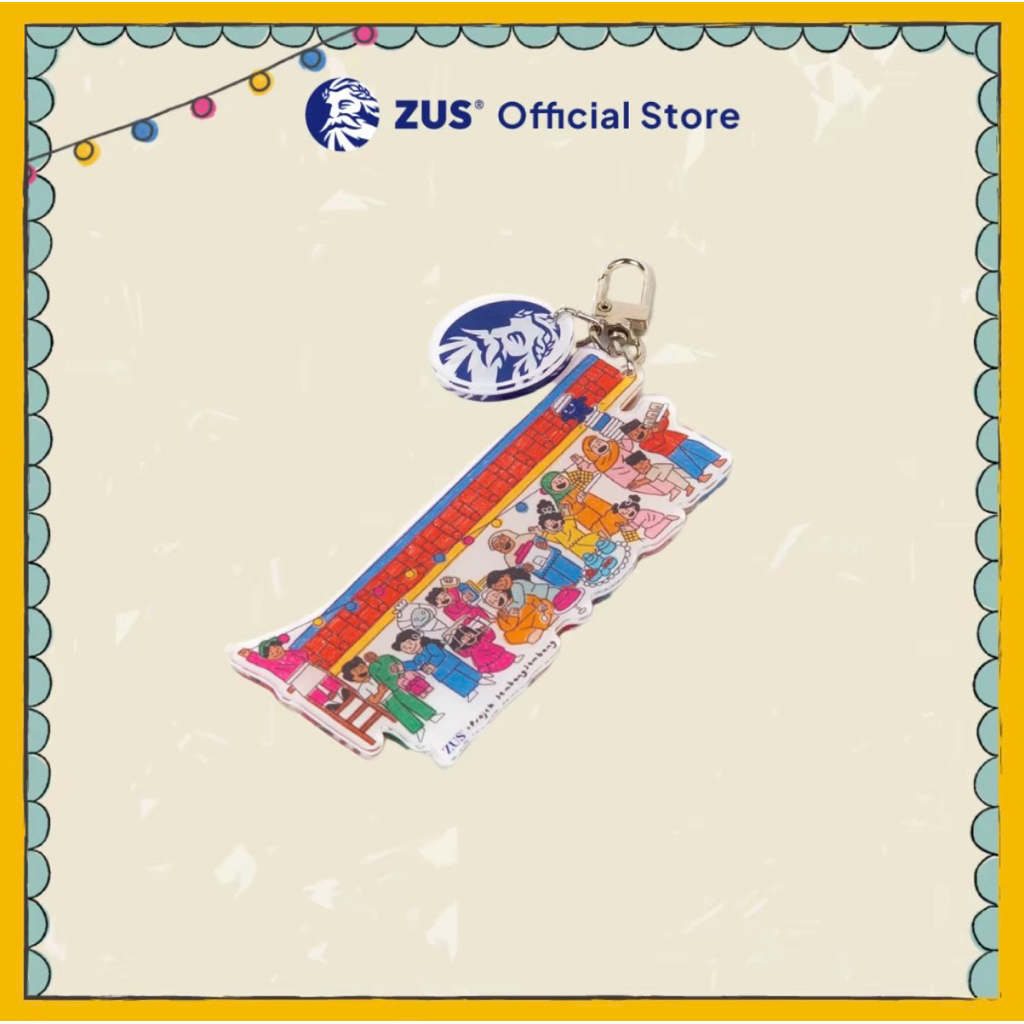 ZUS KEYCHAIN (Sembang Sembang Dengan ZUS) new ready stock! | Shopee ...