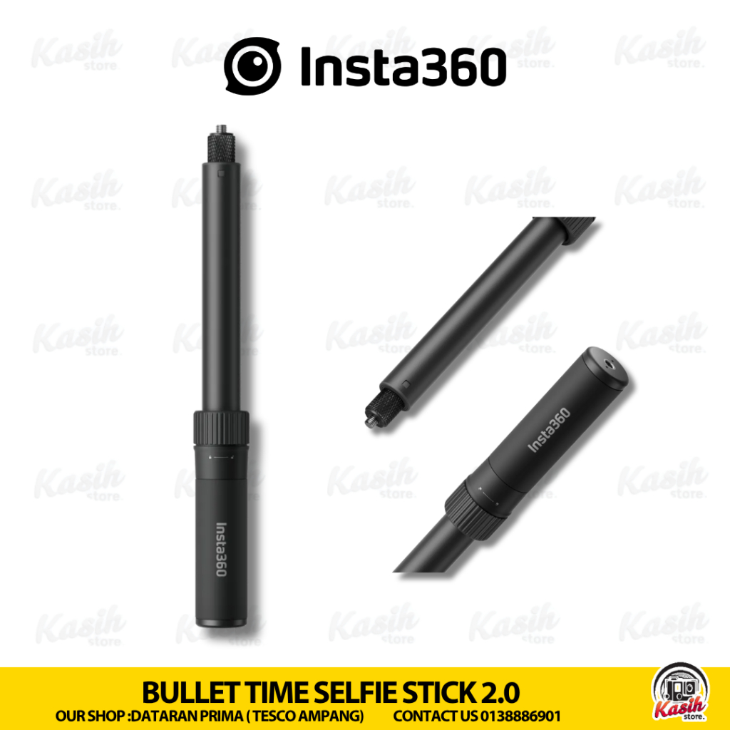 Bullet Time Selfie Stick 2.0 for X5 X4 X3 ONE X2 ONE RS (Twin/4K) ONE X ...