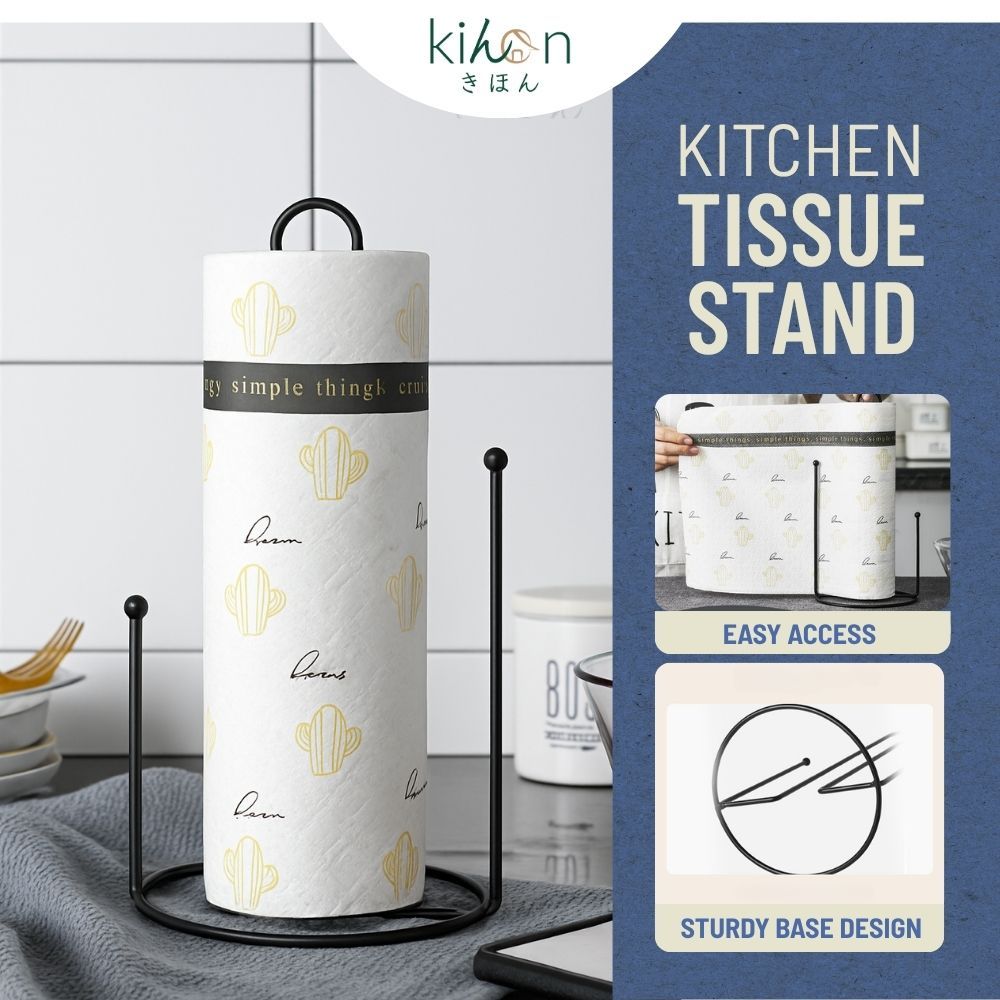 Kitchen Vertical Tissue Stand Towel Shelf Rack Portable , Pemegang Tisu ...