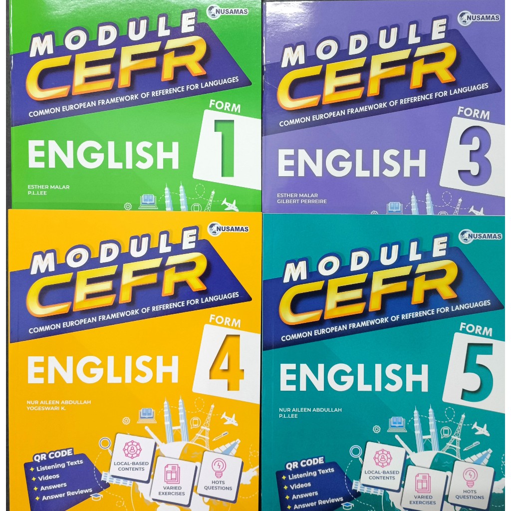 MODULE CEFR ENGLISH FORM 1-5 [NUSAMAS] 2025 | Shopee Malaysia