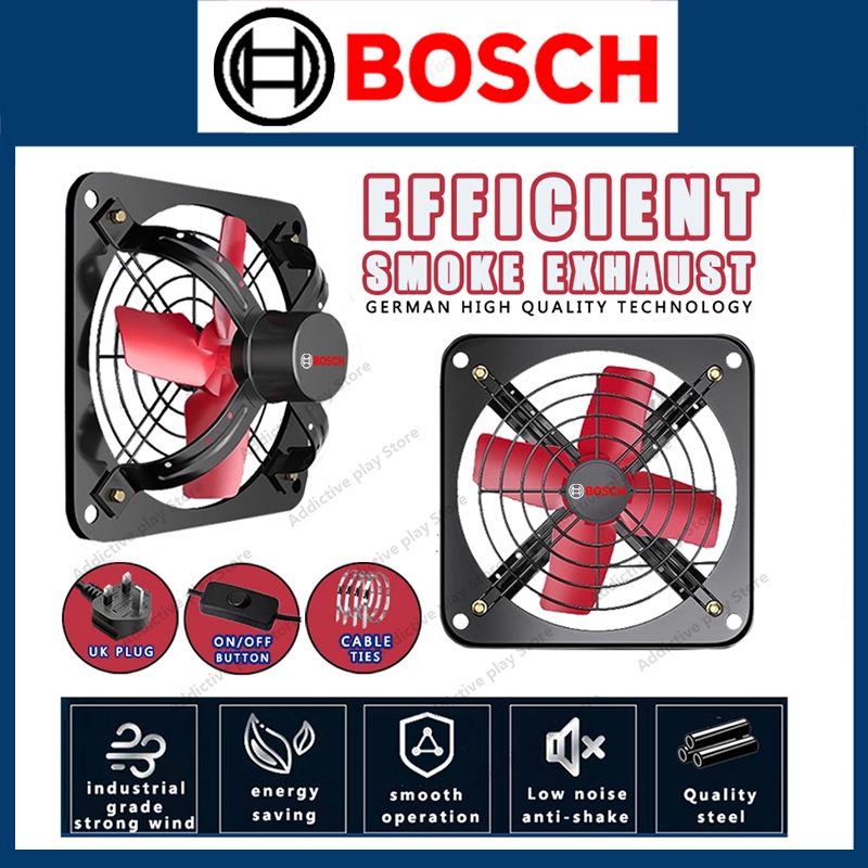 Bosch Powerful Exhaust Fan Ventilator Air Jet Fan 10/12/14 Inch Kipas ...