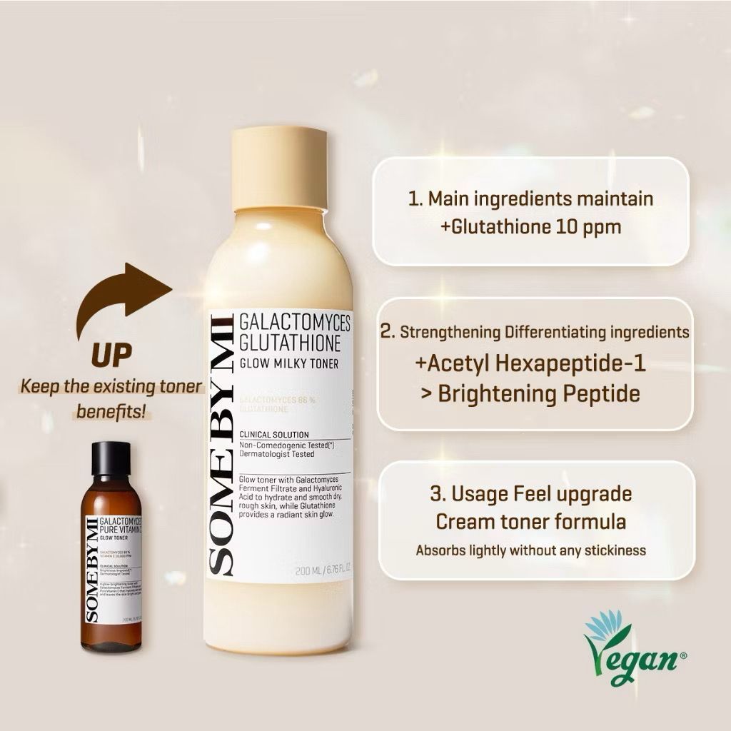 some by mi galactomyces glutathione glow milky toner 200ml Glutathione and Vitamin C: Better Together?