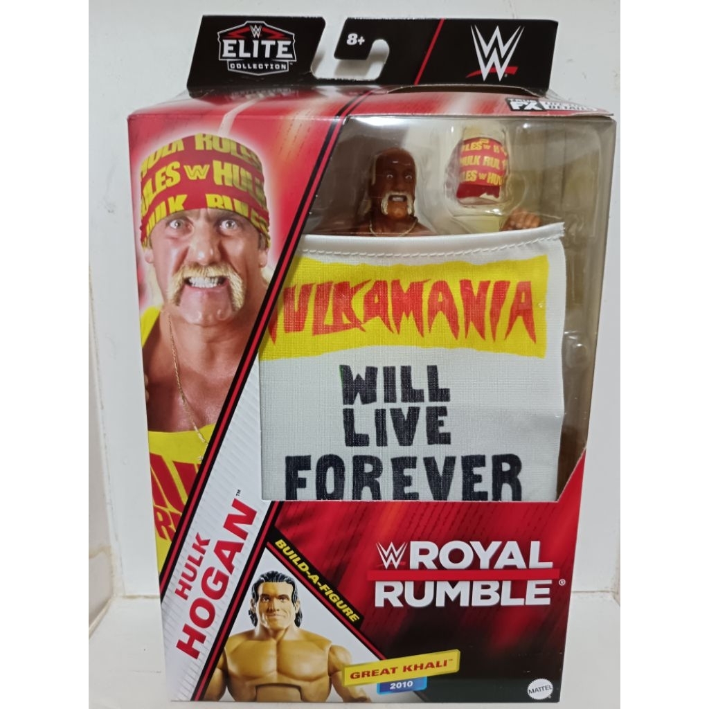 Mattel WWE Elite Royal Rumble Hulk Hogan Hulkamania Wrestling Action ...