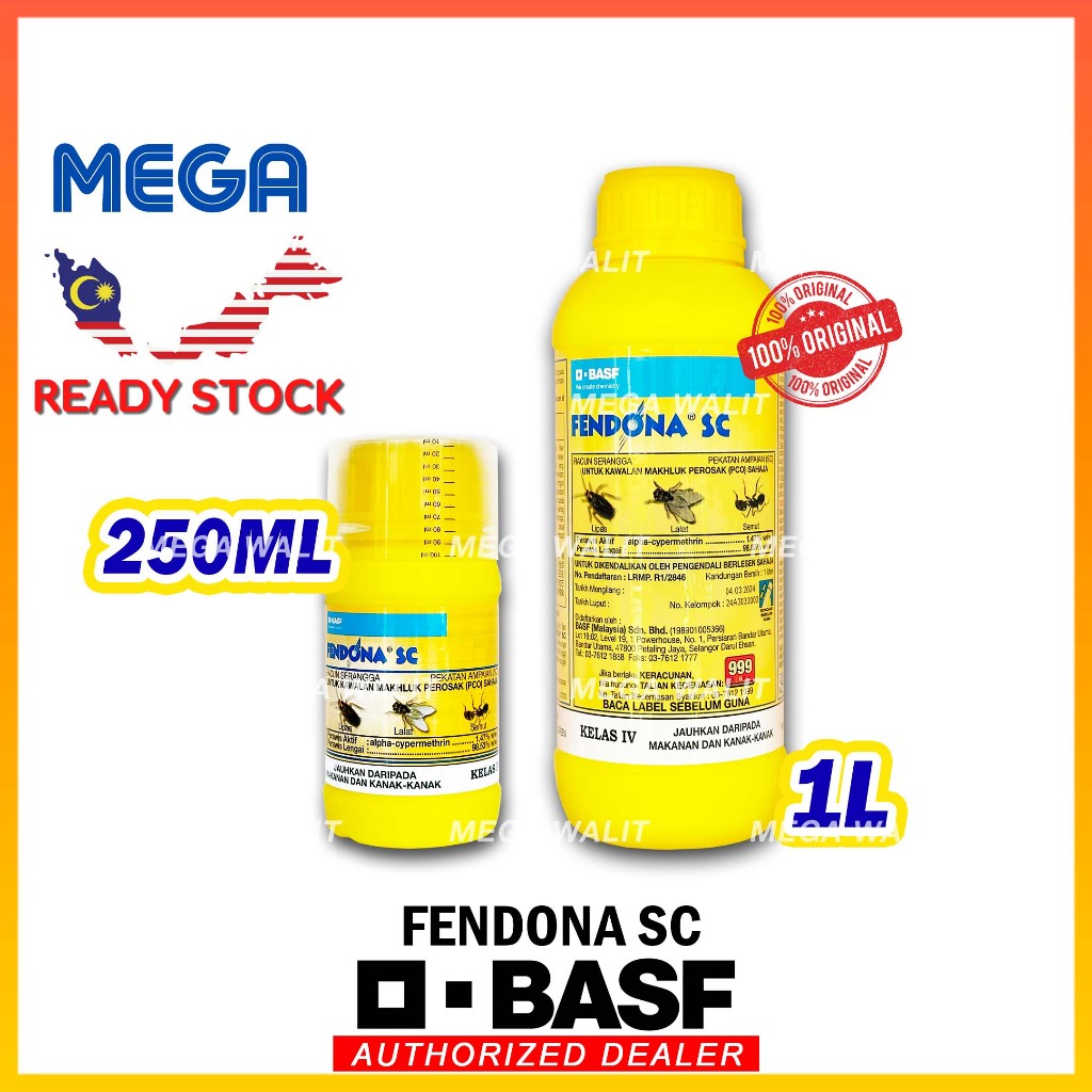 BASF Fendona SC Insecticide Racun Serangga 1.47% Alpha Cypermethrin ...