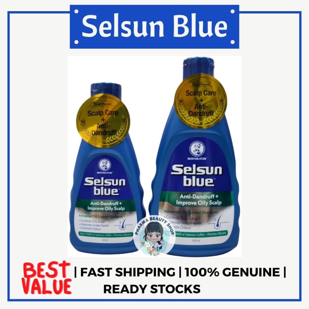 Selsun Blue Anti-Dandruff + Improve Oily Scalp Advanced Oil Control ...