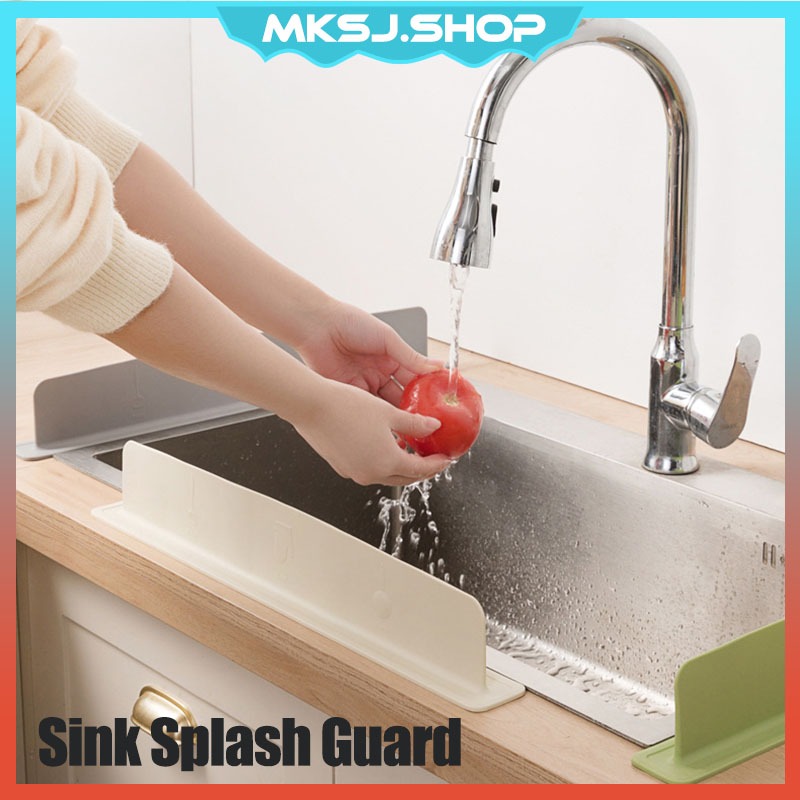 Sink Water Splash Guard Washing Baffle Kitchen Countertop Water ...