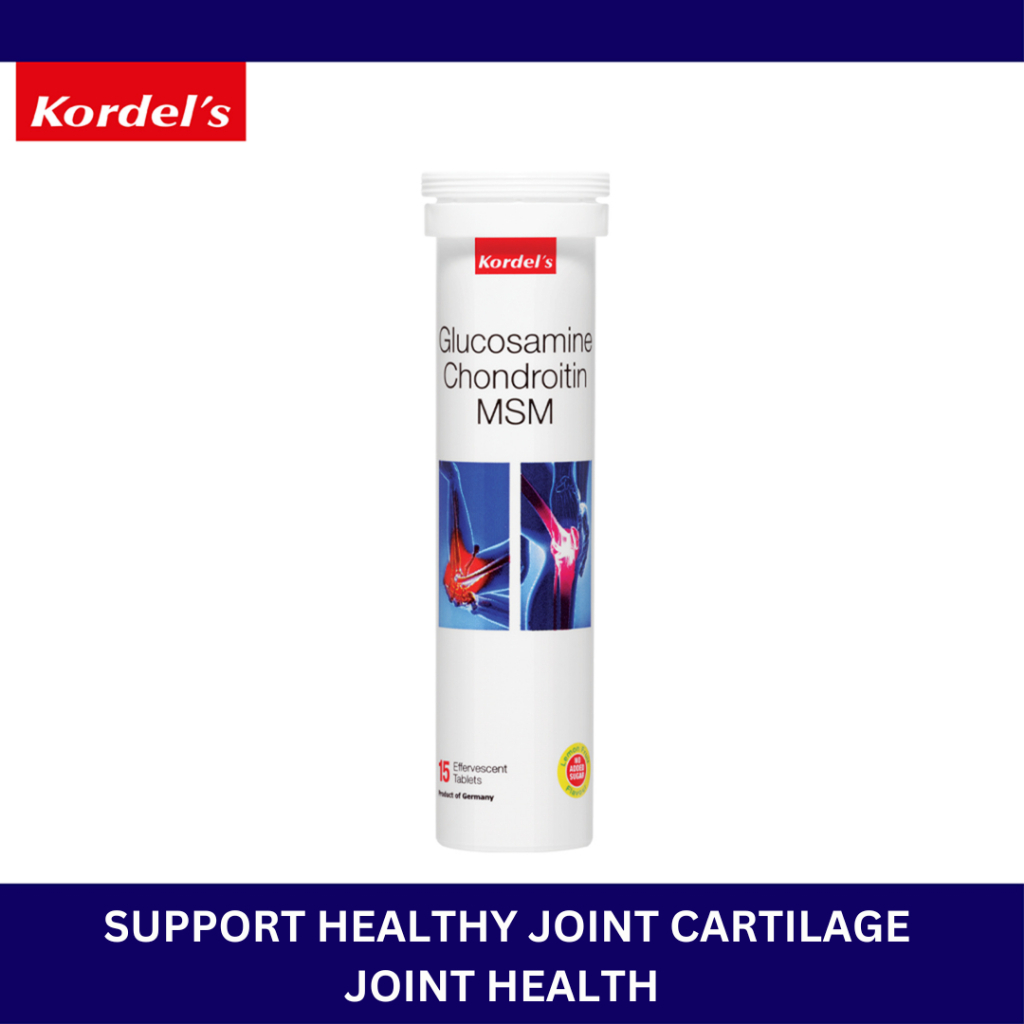 Kordel's Glucosamine Chondroitin MSM Effervescent For Osteoarthritis ...