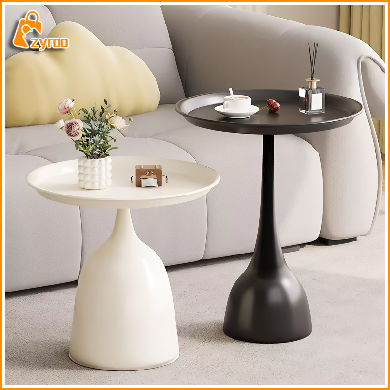 Side Table Nordic Coffee Table Round Table Meja Kopi Ruang Tamu Bedside ...