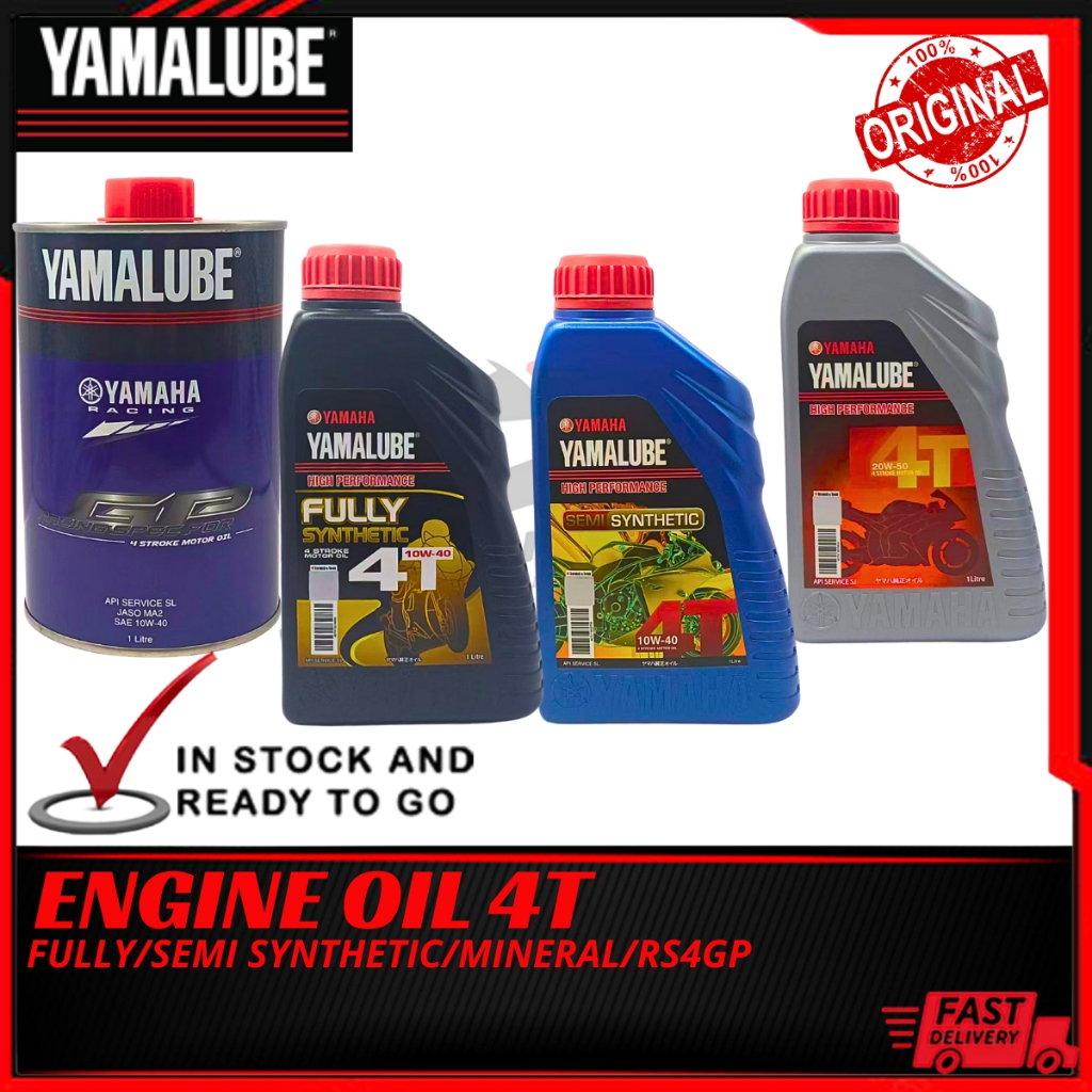 YAMALUBE ENGINE OIL FULLY SYNTHETIC SEMI SYNTHETIC RACING RS4GP ...