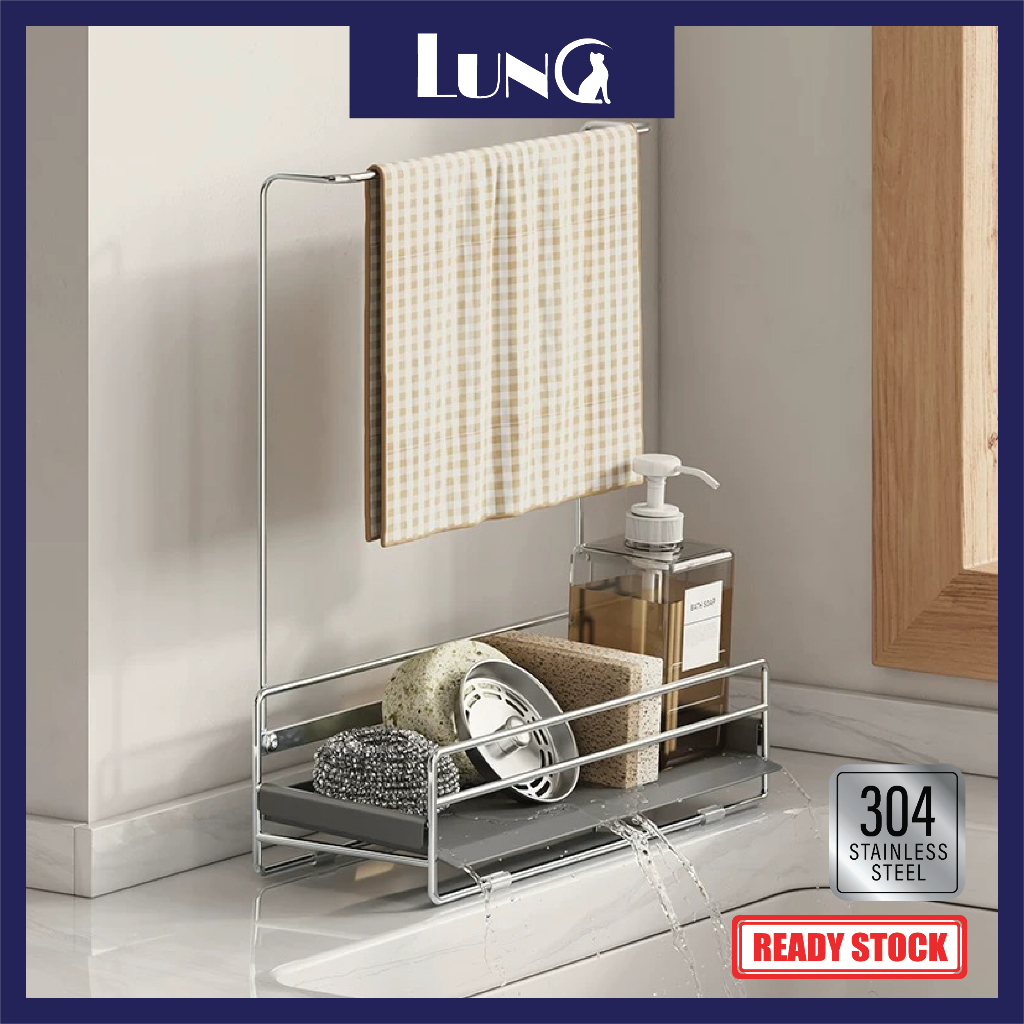 304 Stainless Steel Kitchen Sink Detergent Rustproof Ventilation ...