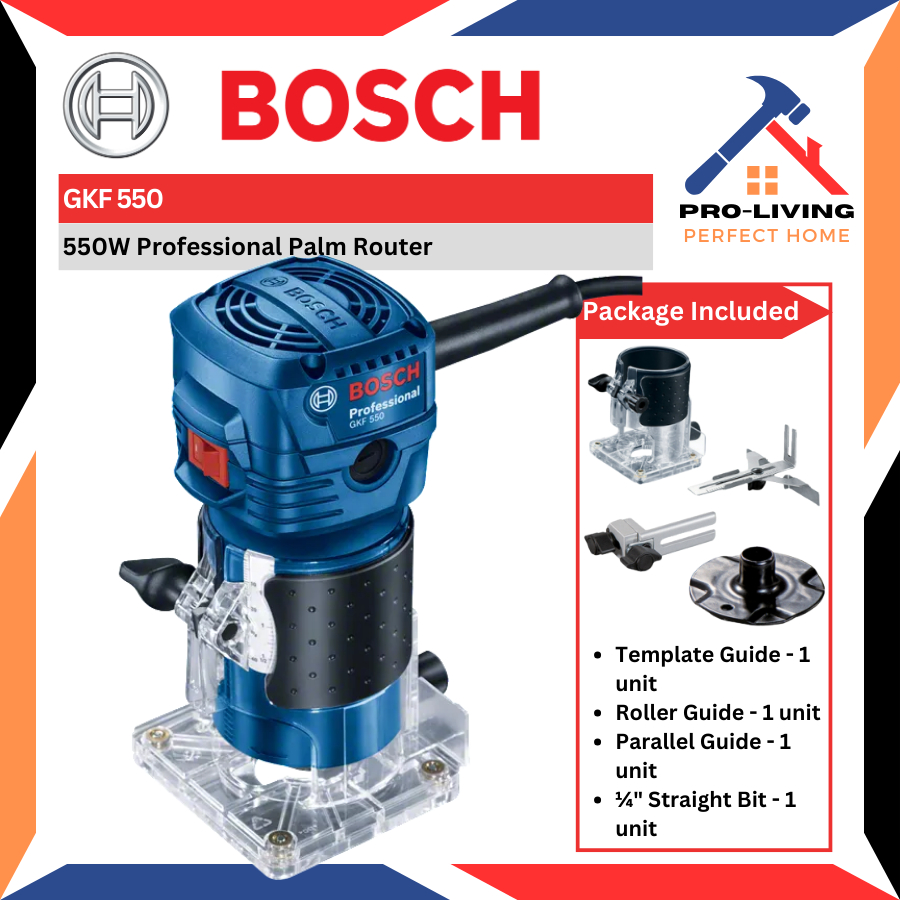 BOSCH GKF 550 550W Professional Palm Router | Shopee Malaysia