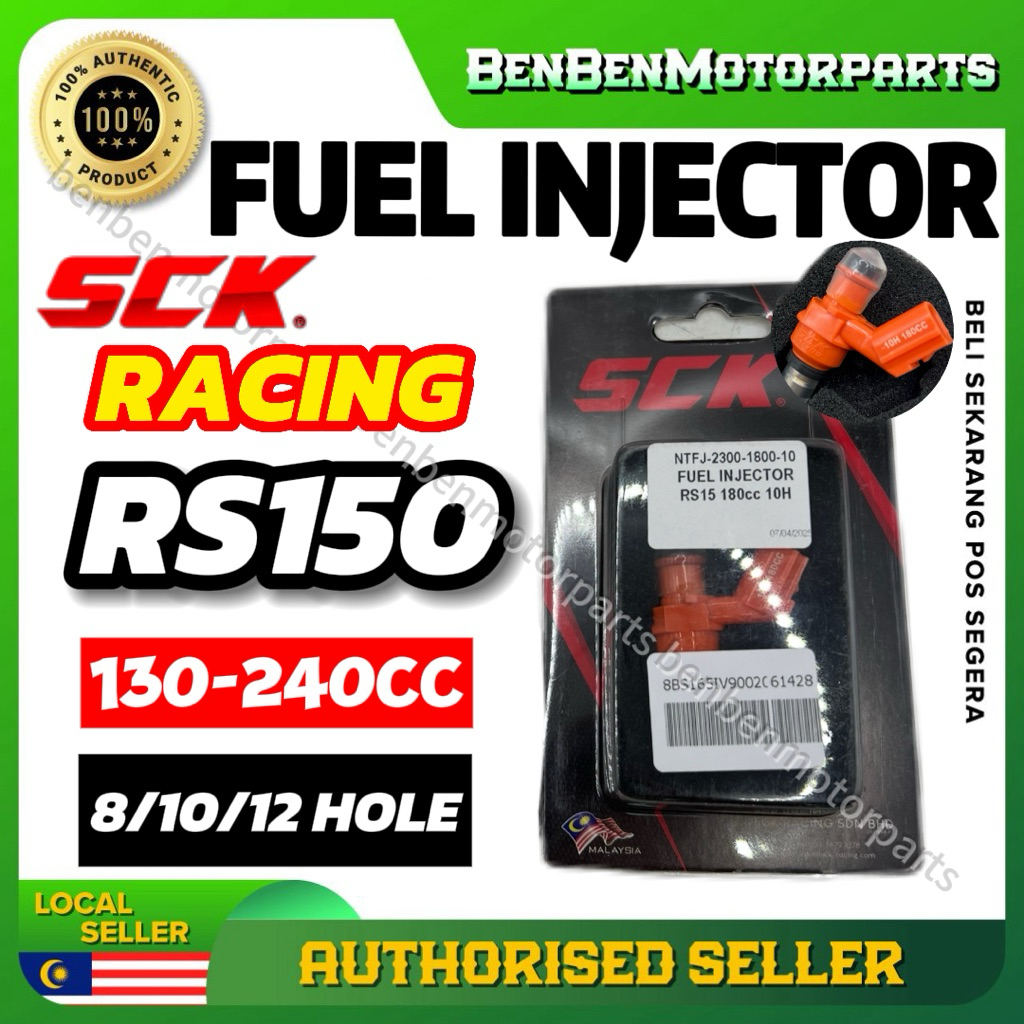 Honda RS150 / RSX150 Fuel Injector SCK Racing 130/140/150/160/180/200 ...