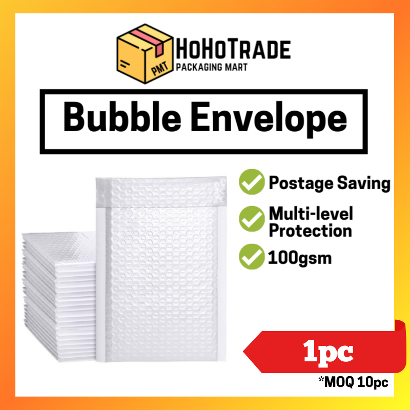 1pc Bubble Envelope Bag Flyer Courier Bubble Mailer Padded Poly Foam ...