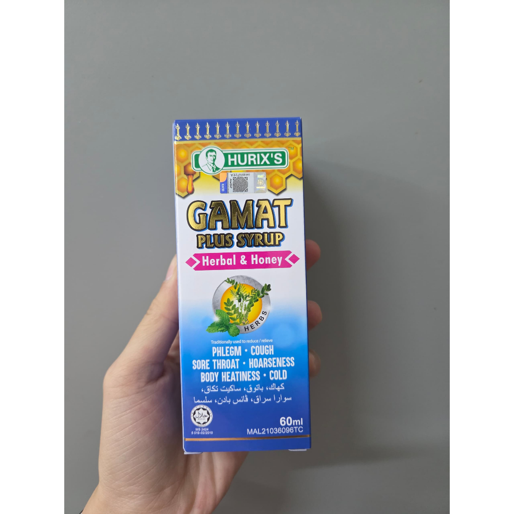 HURIX'S Gamat Plus Syrup Herbal& Honey (60ml) | Shopee Malaysia