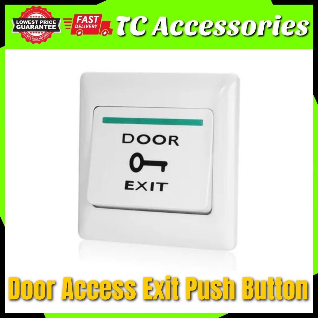 Door Exit Push Button Panel for Door Access Control Electronic Door ...