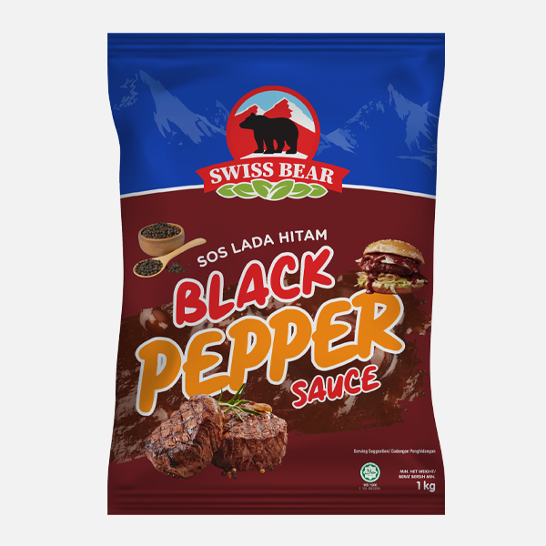 Swiss bear sos lada hitam black pepper sauce 1kg | Shopee Malaysia