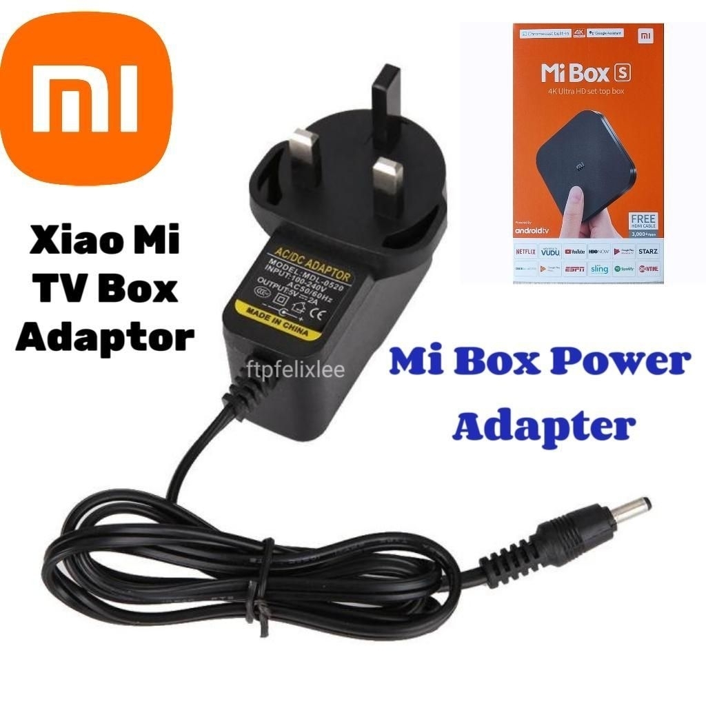 Replacement Power Adapter for Mi Box tvbox player compatible fot Xiaomi ...