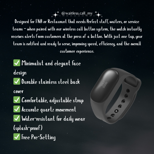 [NCTECH] Wireless Calling System Wristwatch | Shopee Malaysia