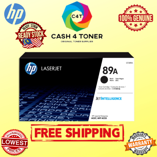 GENUINE HP CF289A / 89A Black Original LaserJet Toner Cartridge READY ...