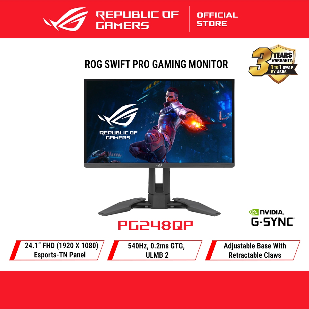 Asus Rog Swift Monitor Para Nvidia G Sync 360 Hz Monitor For Sale