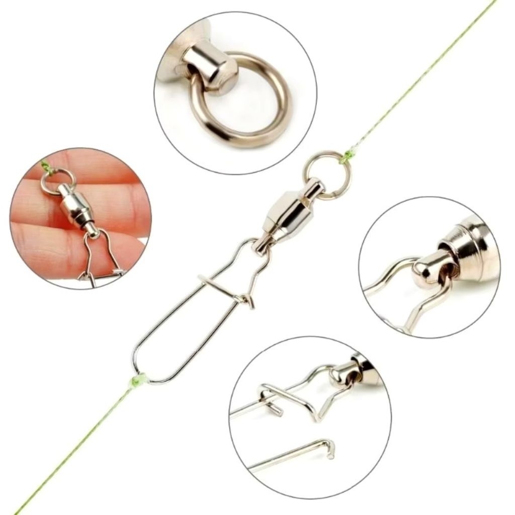 【S9】10pcs Swivel Stainless steel Havey Duty Ball Bearing Swivel Pin ...