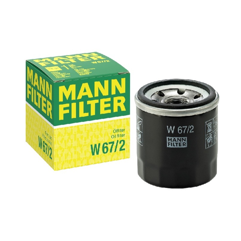 MANN FILTER W67/2 Oil Filter W672 For Suzuki Opel Nissan Toyota ...