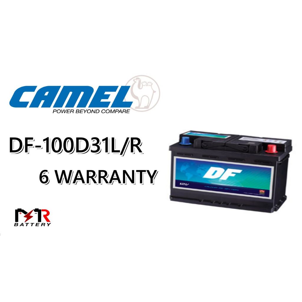 (Installation Provided) CAMEL DF 100D31L/R | NS70ZL CAR BATTERY BATERI ...
