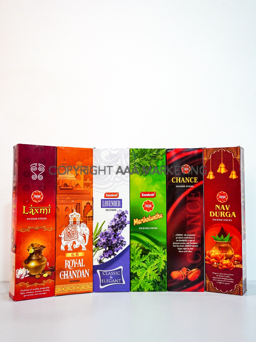 (Whole Box Multipack) SANDESH Agarbathi 3 HOURS Long Incense Sticks (6 ...