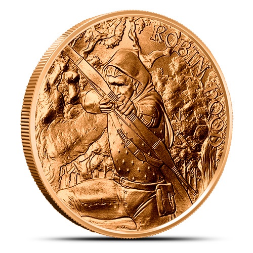 Medieval Legends 1st of the Series: Robin Hood | 1 oz AVDP .999 Fine ...